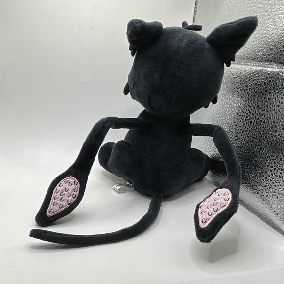 Kidorot: Dungeons and Dragons (Phunny) black & pink cat plush stuffed animal toy - Picture 2 of 5